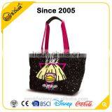 Wholesaler 2016 Fashion Polyester Black Women Tote Bag thumbnail-1