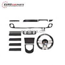 g Class W464 W463a RHD and LHD Interior Carbon Parts Carbon Fiber Material Center Console and Steering Wheel thumbnail-1