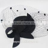 New Design Women 100% Wool Felt Hat/Chuch Hat With Veil thumbnail-4