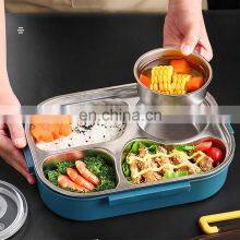 Decorative Anti Leak Custom Printed Japanese Bento Personalized OEM Wholesale School Lunch Boxes thumbnail-1