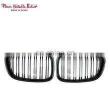 Front Grill For BMW F07 Car Bumper Grille for BMW GT F07 5 Series Double Slat Line Glossy Black Style 2009-2017 thumbnail-2