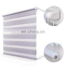 High Quality Horizontal Window Blinds Zebra Blinds Custom Double Day And Night Eruopean Zebra Roller Blinds Shades thumbnail-3