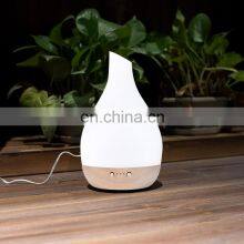 Ultrasonic Electric Air Humidifier Aroma Essential Oil Diffuser Wood Grain Remote Control With 4 Colors LED Light