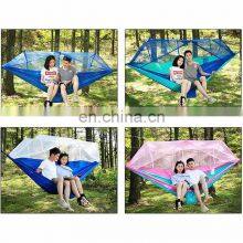 Waterproof Swings Strap Hook Double Hammock With Mosquito Net Outdoor Portable Camping Hammocks thumbnail-5
