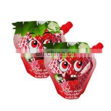 Custom Printed Aluminum Foil Special Shaped Drink Stand up Pouch With Spout