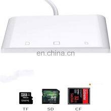 Professional Multi 3-In-1 Memory Card Reader For Iphon/Ipad TF/CF/SD Supported thumbnail-4