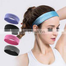 Fitness Quality Silicon High Elastic OEM Athletic Woman Yoga Run Man Logo Custom Headband Sport