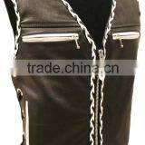2015 Best Quality Leather Vest thumbnail-1