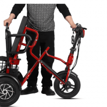 Electric Foldable Small Folding Adult 3 Wheel Electric Tricycle Motorcycle for Elderly thumbnail-1