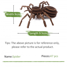 Custom 3D Spider Cardboard Puzzle Toys- DIY Animal Self-Assembling Model Paper Craft Kit thumbnail-5