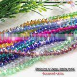 New Plated Color Glass Beads Shiny AB Grade A Glass Bead Charm Beading Accessories thumbnail-1