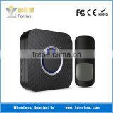 Forrinx Wireless Door Chime 52 Ringtones 300m Range CE ROHS Approved Doorbells Black