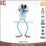 Specialized Design Standing Metal Frog 41x17x19CMH HG8136 Handy Craft Made in China