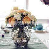 Small Boutique Selling Korean Tea Camellia Mei Flower Simulation The Bride Holding Flowers Flower Wholesale Wedding Simulation thumbnail-5