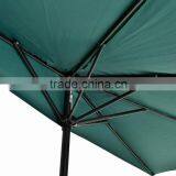 Offset Half Middle Column Patio Umbrella With Light thumbnail-2