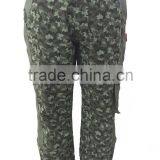 camouflage workwear industrial cargo trousers with multi pockets