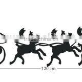 [Alforever]Santa Claus Rid Deer Bring Gift-Tribal Decal Vinyl Car Wall Laptop Sticker thumbnail-3