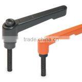 Zinc Die-cast Adjustable Clamp Levers Screw BK38.0306