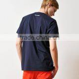 Blue o Neck Hotsale Couple t Shirt Plain for Printing Wholesale thumbnail-2