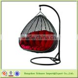 Outdoor furniture poly rattan hanging egg chair cover-FN4101