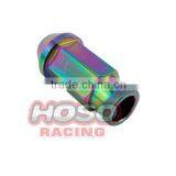 D1 Neo Chrome M12X1.5 Forged Aluminum L:52MM Wheel Lug Nuts thumbnail-4