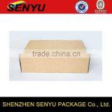 Brown Kraft Paper Box, Corrugated Paper, Custom Logo Printed Packaging Box Supplier's Choice