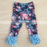 2016 Sew Sassy Design Girls Icing Legging Floral Printed Kids Legging Pant