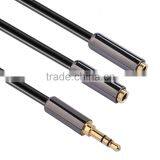 Male to Female Car Audio Aux Stereo Cable thumbnail-3