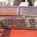Chinese Antique Style Hand Carved Solid Wood Sofa Set thumbnail-4