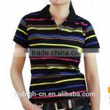 Custom Designed Short Sleeve Striped Polo Shirt thumbnail-2