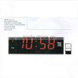 Large Red Led Digital Wall Time Clock