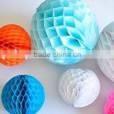 Colorful Tissue Paper Honeycomb Ball for Wedding Decoration thumbnail-1