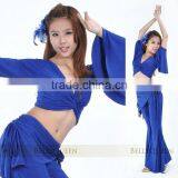 blue tribal costume belly dancing,belly dancing costumes,BellyQueen