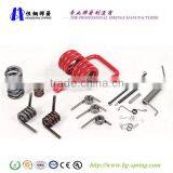 Double Torsion Spring ,torsion Springs ,metal Springs With Powder Coated or Zinc Plated,