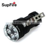 2014 Personalized Brightest Supfire CREE Xm-L U2 rechargeable led flashlight