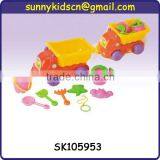 funny plastic sand beach toy truck for wholesale