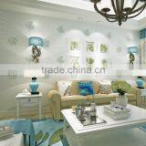 Cheap Modern Living Room Decoration Flower Wall Paper