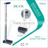 SK-CK-036 kiosk Automatic Ultrasonic Detector Digital Measure Height LED Machine for Sale