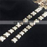 Stick on Strass Chain Gold Chain Rhinestone Roll for Bags/ Shoes Use thumbnail-2