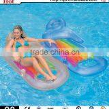 Wholesale Colorful Fantastic Pool Lounge Chair Inflatable Swimming Mattress