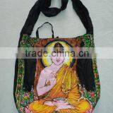 buddha ethnic bags printed