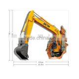 Creative 3D Digger Wall Paper