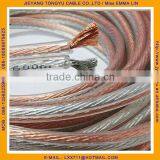 Transparent 2X4MM Flat Speaker Wire 10awg Speaker Cable