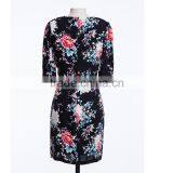 Hot Sale Women Bandage Dress Bodycon Sexy Hip Dress Many Color thumbnail-4