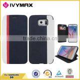 Colorful Mobilephone Case for Samsung Galaxy s6 New Wallet Leather Case thumbnail-3