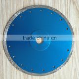 230mm diamond saw blade hot pressed super thin turbo X type with flange for cutting ceramic, tiles