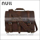 Mens Genuine Leather Messenger Bag Briefcase thumbnail-2