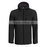 Men Black Outdoor Winter Softshell Jacket