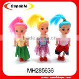 3.5 Inch Non Battery Operated Plastic Little Toy Girl Doll thumbnail-1
