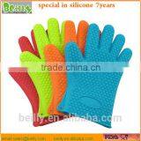 Custom Amazon Heat Resist Bbq Grilling BBQ Silicone Gloves/Oven Gloves for Cooking Baking thumbnail-5